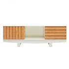 Rack 180cm Com 2 Portas De Correr Tb220 Dalla Costa Off White