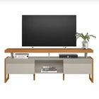 Rack 1 80 Linea Esmeralda Nature / Off White  Tv Até 70´´
