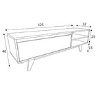 Rack 1 Porta Com Pés Retrôs Rak1022  Preto