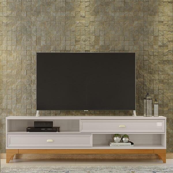 Rack 2,07 Tv Até 70 Polegadas Sala 2 Portas Nicho Michigan -