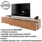 Rack 220cm 3 Gavetas E Painel Tv 60 Pol 011061x008142 Dcasa