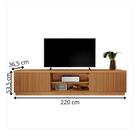 Rack 2 Porta Para Tv Até 75'' Arezzo Mavaular Naturalle