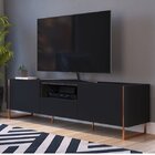 Rack 2 Portas 1 Gaveta Vesta Para Tv Até 65 Polegadas Artesan