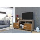 Rack 2 Portas 1 Prateleira Gaspar Madetec Fendi/naturale