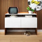 Rack 2 Portas Caramelo  – Estilare - Branco