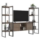 Rack 2 Portas Com Estante Clean Affara