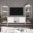 Rack 2 Portas Com Estante Industrial Chile Branco Cobre