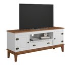 Rack 2 Portas E 1 Gaveta Branco