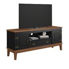 Rack 2 Portas E 1 Gaveta Preto