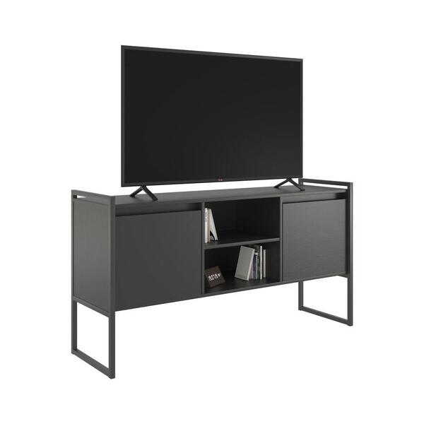 Rack 2 Portas Grace Preto Onix