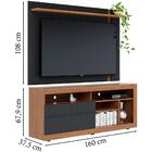 Rack 2 Portas Inaja E Painel Tv 70 Polegadas Leme Clb