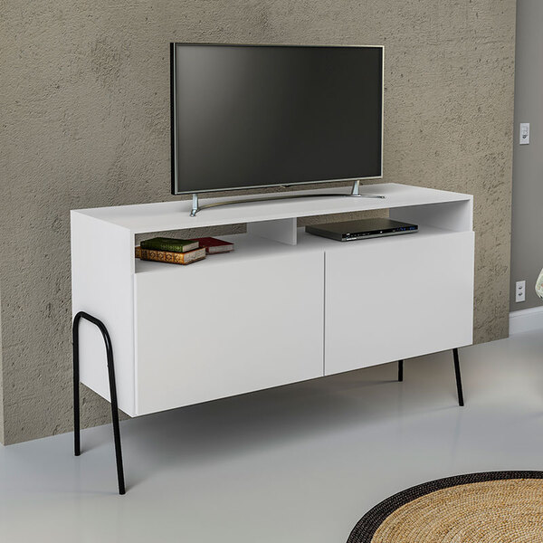 Rack 2 Portas Multiuso Amaro – Estilare - Branco