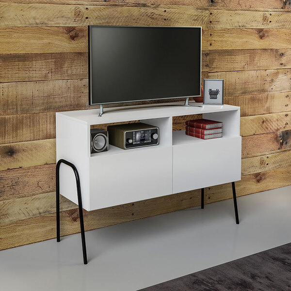 Rack 2 Portas Nude – Estilare - Branco