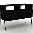 Rack 2 Portas Nude – Estilare - Preto