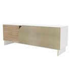 Rack 2 Portas Para Tv Até 50 Polegadas Bertha Branco/aveiro