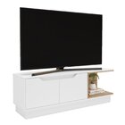 Rack 2 Portas Para Tv Até 50 Polegadas Bertha Branco/aveiro