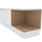 Rack 2 Portas Para Tv Até 50 Polegadas Bertha Branco/aveiro