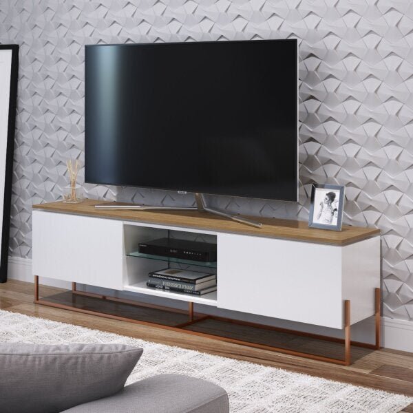 Rack 2 Portas Para Tv Até 58 Polegadas Vesta Artesano Hanover