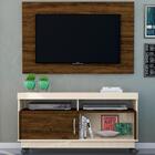 Rack 3891 E Painel 4550 Para Tv 50 Polegadas Off White Savana