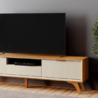 Rack 3 Gavetas Moderno 2,20m - Viena-naturale/off White - Mav