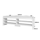 Rack 4 Nichos 1 Prateleira Tv Até 60" Mdp 12mm Castanho