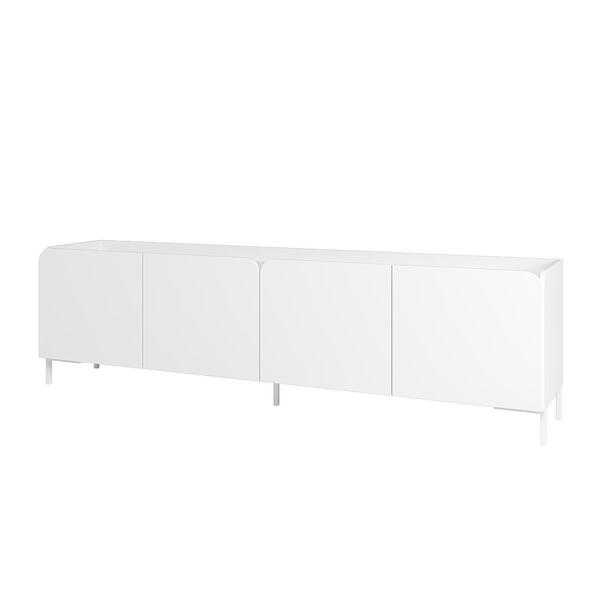 Rack 4 Portas 2 Prateleiras Tv Até 70" Br 64 Linha Bossa - Br