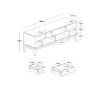 Rack 5 Gavetas Off White