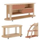 Rack 65 Pol Mesa Centro E Apoio Sala Ma4 Arly