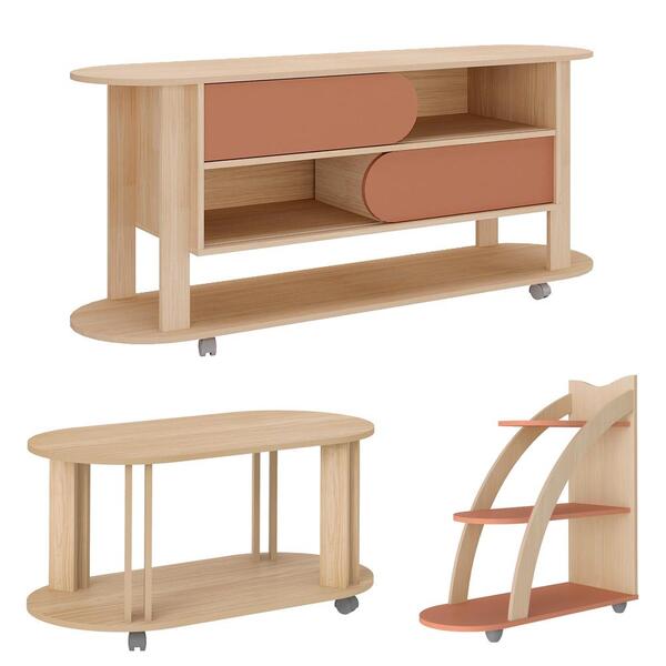 Rack 65 Pol Mesa Centro E Apoio Sala Ma4 Arly