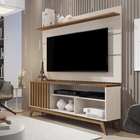 Rack + Painel 1,36 P/ Tv 50" Malbec Giga- Off White / Ripado