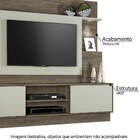 Rack Accord Para Tv Até 55" 2 Portas Notável - Canela/areia