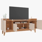 Rack Adria 4 Portas Para Tv Até 60 Polegadas Offwhite Com Noc