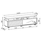 Rack Ageo Espelho Tv Até 60" Rustico Com Malbec