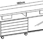 Rack Ageo Espelho Tv Até 60" Rustico Com Malbec