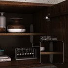 Rack Alto Tv 65 Sala 4 Portas 150 Cm Moderno Cor Imbuia Tivoli