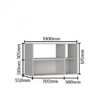 Rack Anadia Marrom 100 Cm