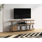 Rack Aparador 160cm Industrial Tube Artesano Vermont/preto