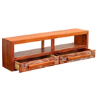 Rack Aparador Elegance 2m Em Madeira Maciça Com Pátina