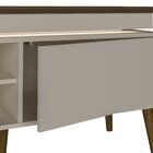 Rack Aparador Lumina - Tv 75 - Off White / Pinho