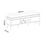 Rack Aparador Lumina - Tv 75 - Off White / Pinho