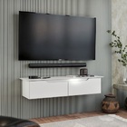 Rack Aparador Suspenso Branco - Ej Móveis