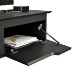 Rack Aparador Suspenso Flex Com 2 Portas Flop Preto