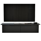 Rack Aparador Suspenso Flex Com 2 Portas Flop Preto