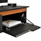 Rack Aparador Suspenso Flex Com 2 Portas Flop Preto