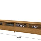 Rack Ares Lux 2.18 Nature - Tebarrot Móveis