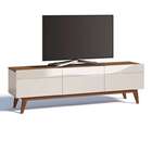 Rack Arizona 3 Gv Off White Com Freijó Touch 180 Cm