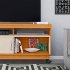 Rack Artur Tvs Até 50” 389139 Cinamomo Off White Madetec