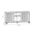 Rack Aruba Ii Preto 109 Cm