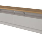 Rack Atlanta 2 Portas Cor Louro E Off White 1 80 Mt (larg) -