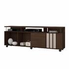 Rack Atraente Para Tv Até 75 Polegadas Jcm Movelaria Café Off